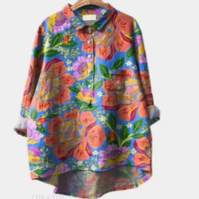 Women's New Loose Printed Round Neck Casual Plus Size Women's Clothing Zcs28 - Shop at LoveMi