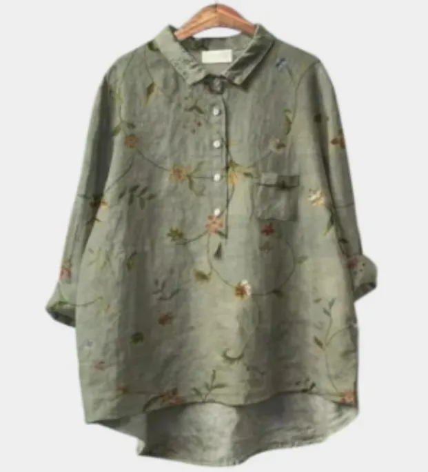 Women's New Loose Printed Round Neck Casual Plus Size Women's Clothing - Zcs27-5Xl