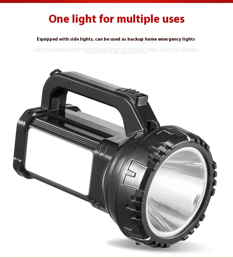 Power Torch Led Household Outdoor Camping Search And Rescue