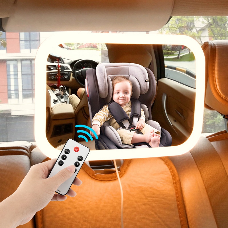 Voice Wake-up Car Rearview Mirror CAR Child Safety Sight Glass