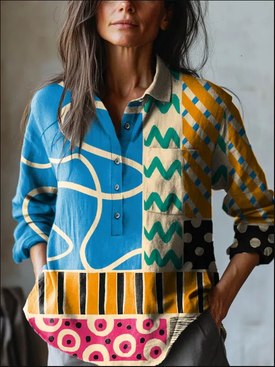 Animal Print Hawaiian Long Sleeve Shirt Zcs193 L - Shop at LoveMi