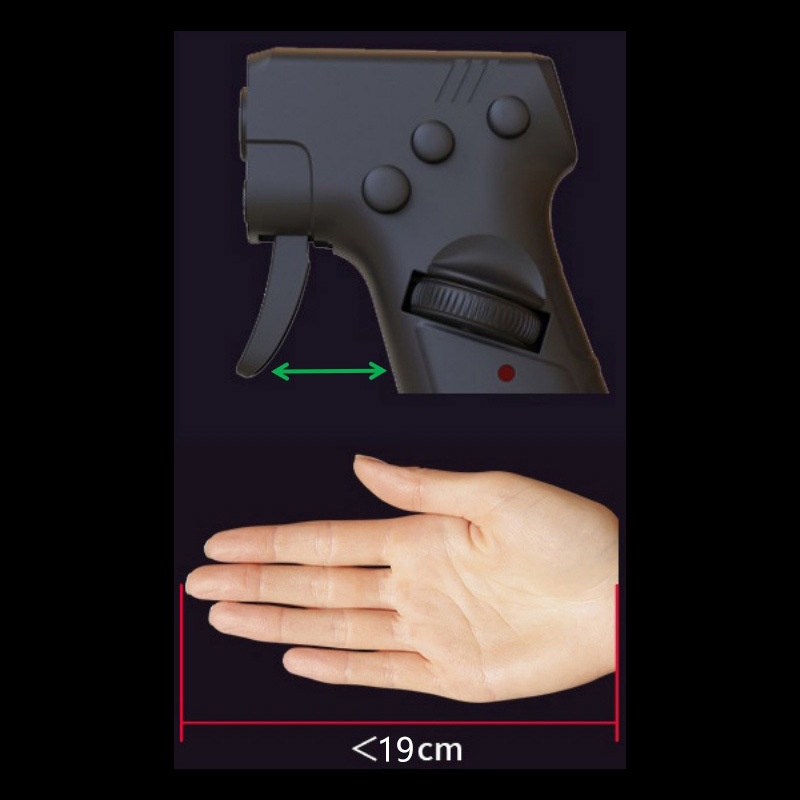 Shooting Game Mouse Gun Type Vertical Handle Grip Trigger Characteristic Pistol Vertical Wired Peripheral Others – Small Angle Trigger