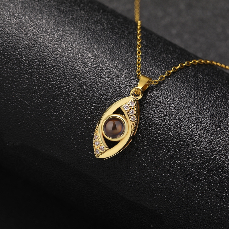 Demon Eye Projection Necklace Pendant