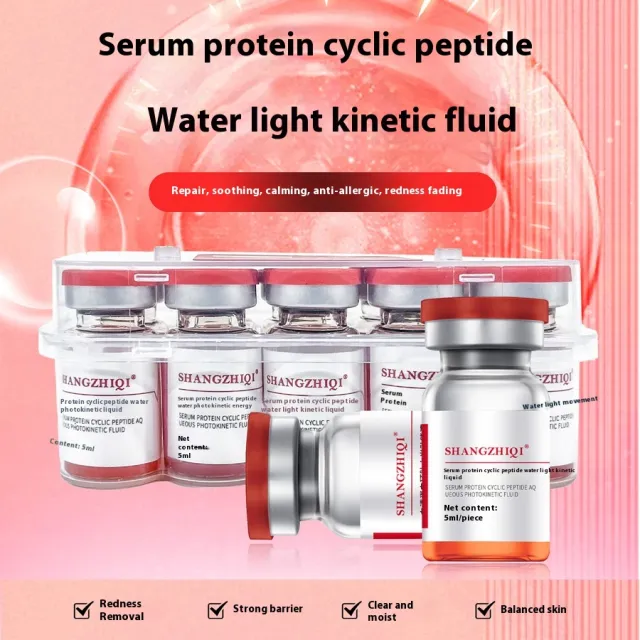 Salmon Three type Collagen Solution Kinetic Energy Element Water Light Serum Protein Cyclic Peptide - Shop at LoveMi