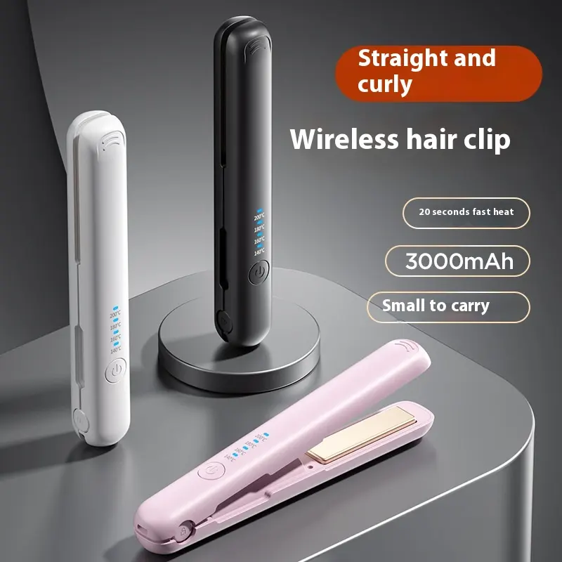 Wireless Hair Straighteners Curler And Straightener Dual-use
