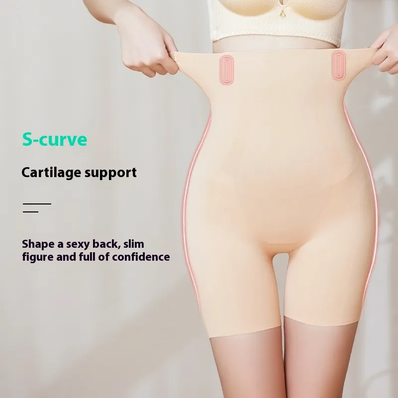Belly Contracting And Hip Lifting Pants Strong - Skin Color-L