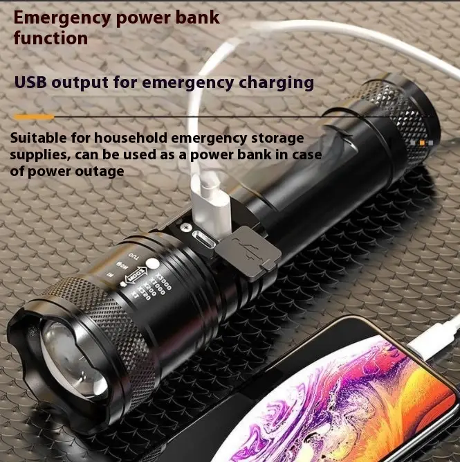 Outdoor Patrol Spotlight Long Shot Power Torch