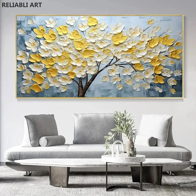 Decorative Painting Frameless Canvas Painting Core Print Poster - 4 Style
