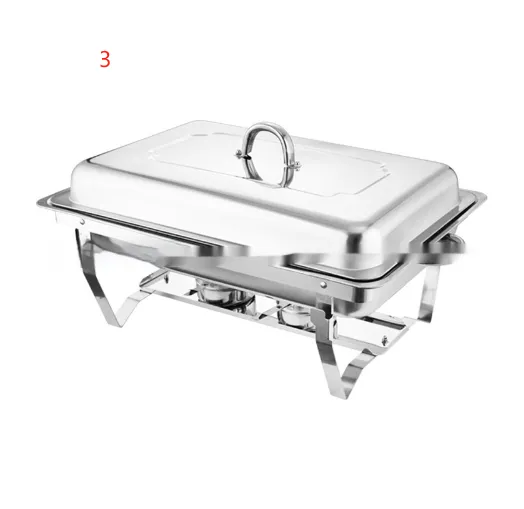 Stainless Steel Thickened Buffet Stove Three Grids - Shop at LoveMi