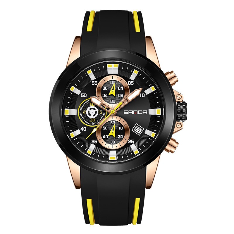 Fashion Calendar Men's Business Quartz Watch - Picture 4 of 6