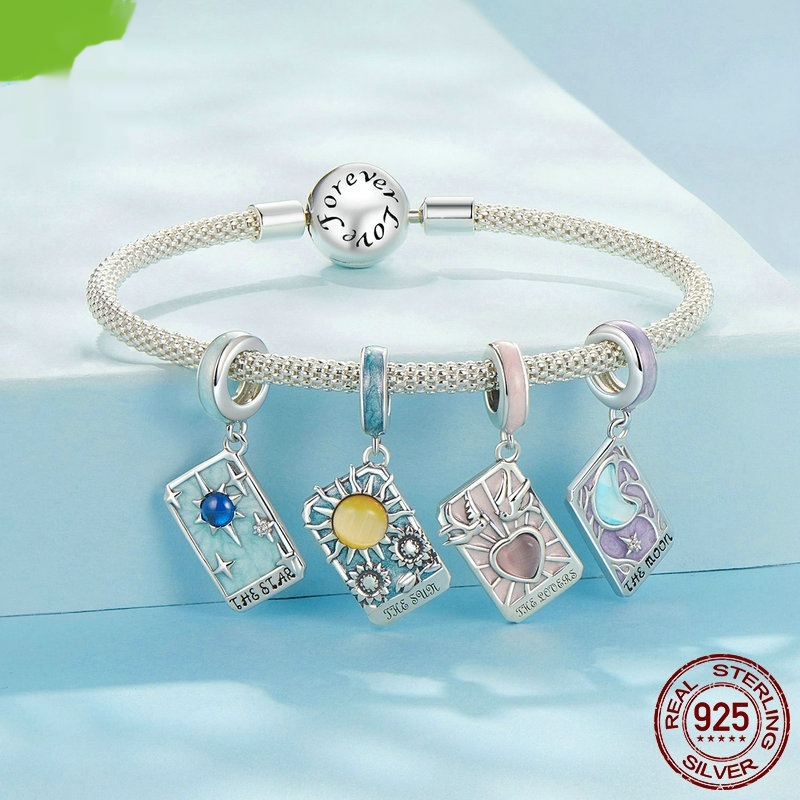 Silver Ziyun Original Mysterious Retro Tarot Pendant