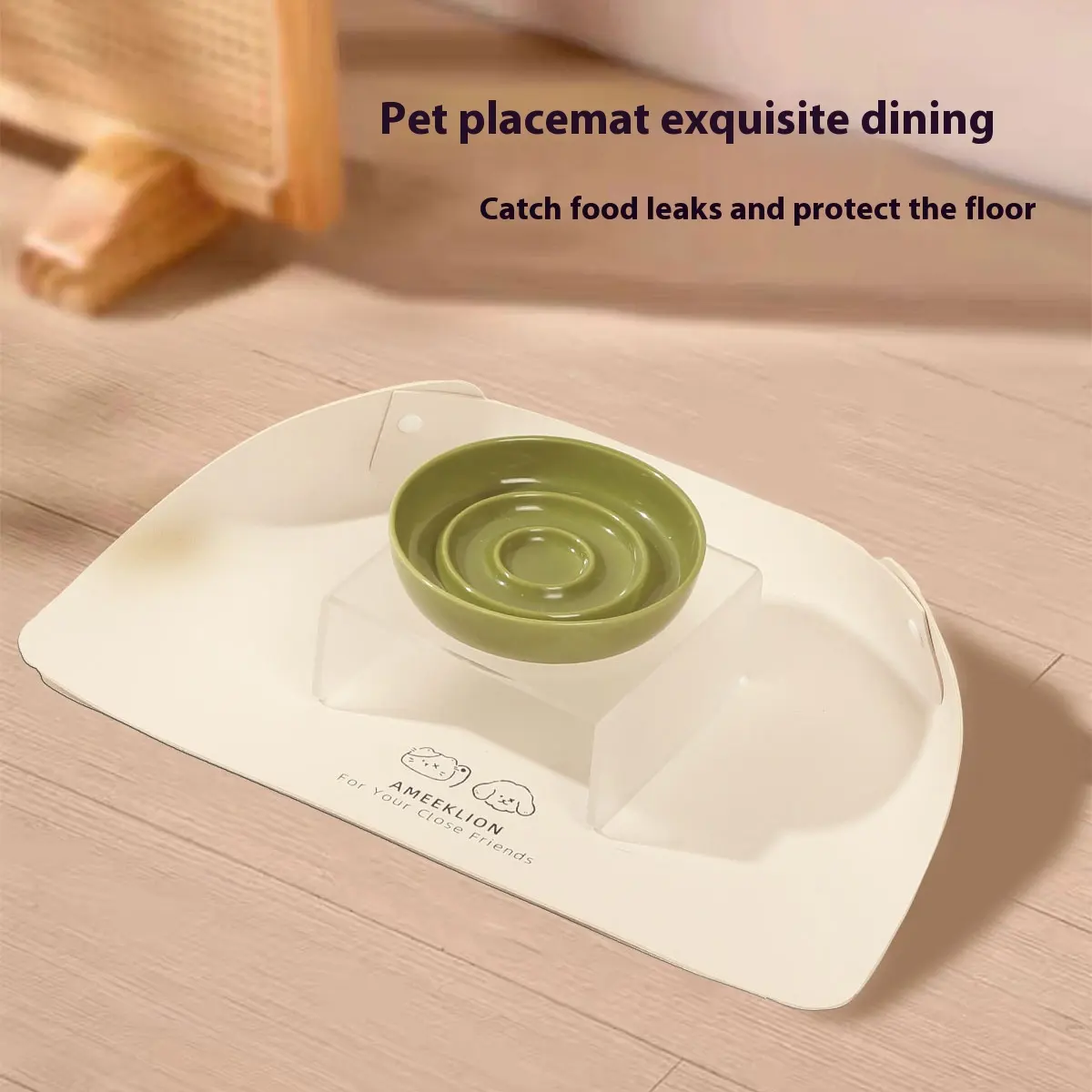 Anti-spill Placemat Pet Cat Waterproof And Oil-proof