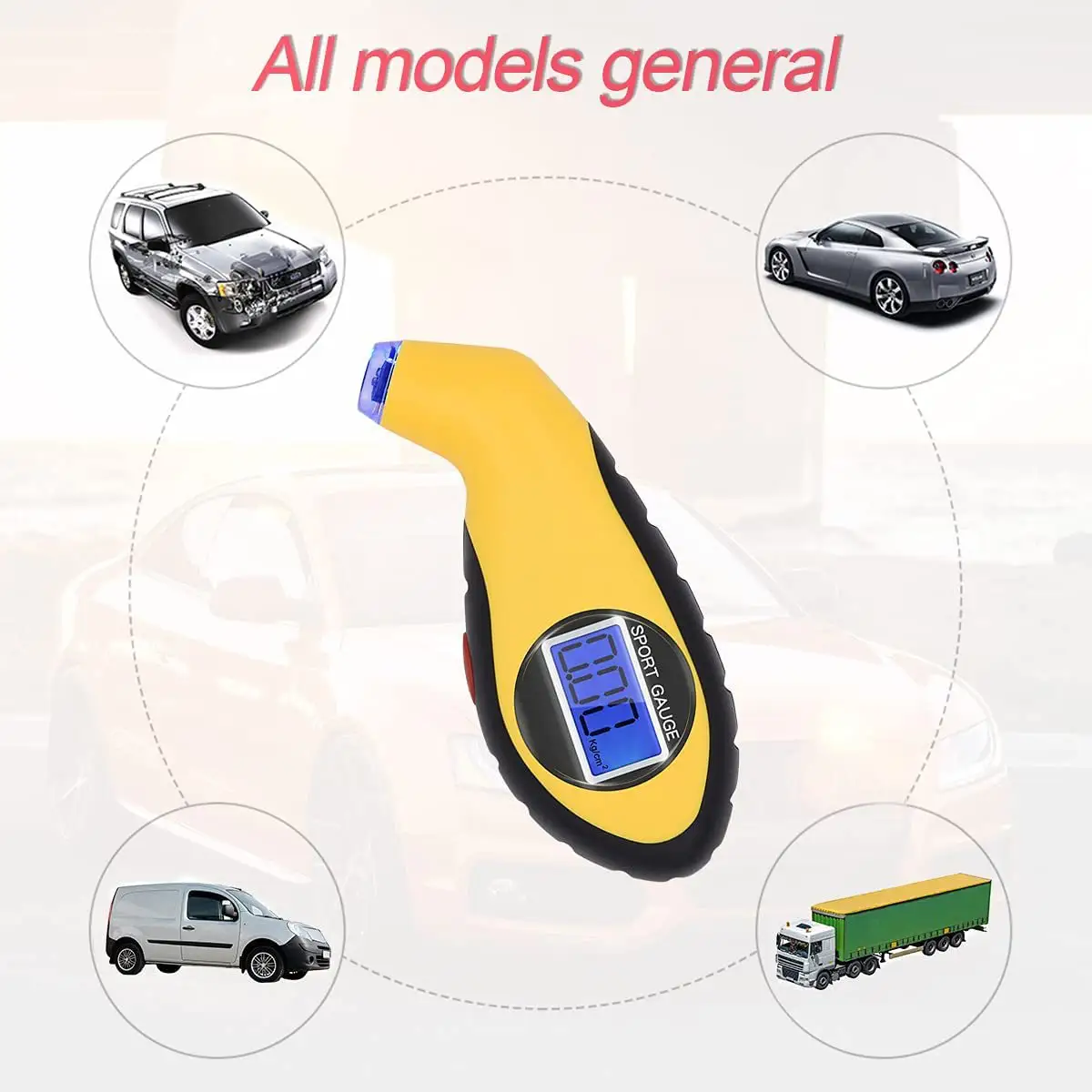 High-precision Electronic Digital Display Tire Pressure Gauge