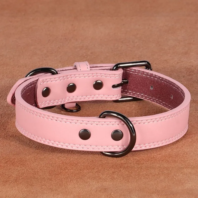 Medium Bell Anti-lost Pet Collar - Pink