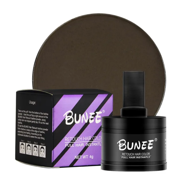 Hairline Powder 4g Hairline Shadow Powder Makeup Hair Concealer Natural Cover Unisex Hair Loss Product Medium Brown - Shop at LoveMi