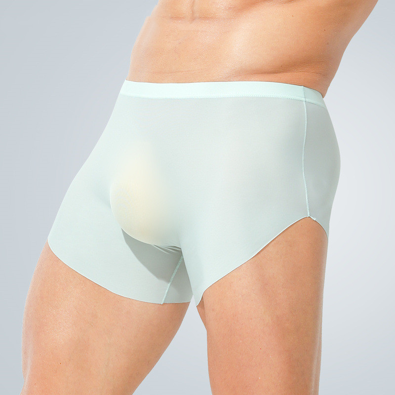 Fashion Personality Men's Ice Silk Seamless Sport Shorts