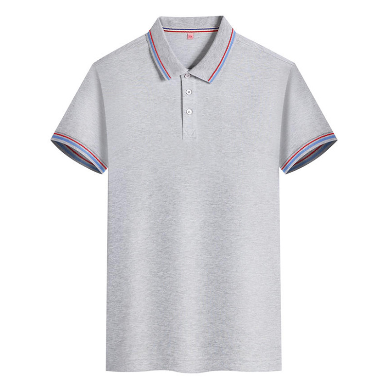 Polo Shirt Summer Long-staple Cotton Overalls