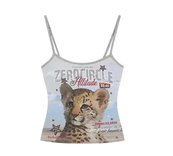 Women's Rock Animal Print Camisole