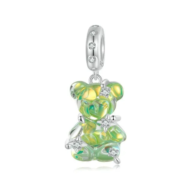 Fantasy Multi Colorful Bear Diy Pendant Scc2754Gn - Shop at LoveMi