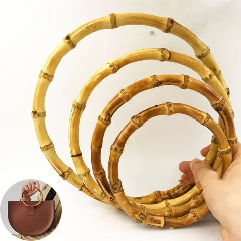 Diy Bag Bamboo Joint Handle Product Accessories