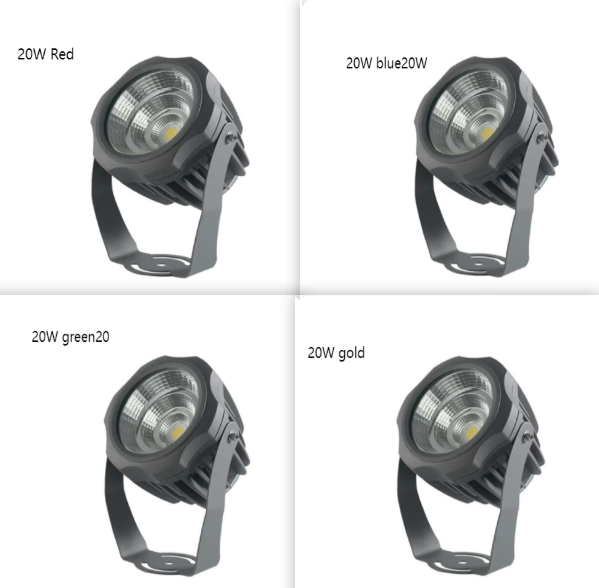 Garden Tree Landscape Spotlight Led Plug-in Lawn Lamp