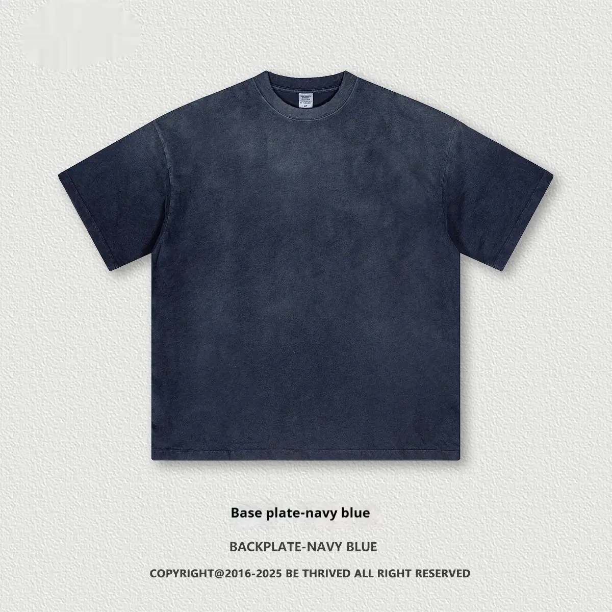 Retro Washed Round Neck Short Sleeve Men And Women