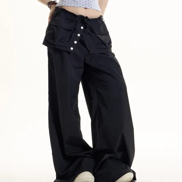 American Retro Style Design Work Clothes Black - Shop at LoveMi