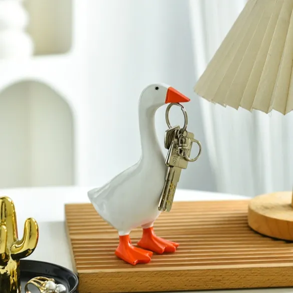 Simulation Duck Storage Ideas Magnet Decorational Resin