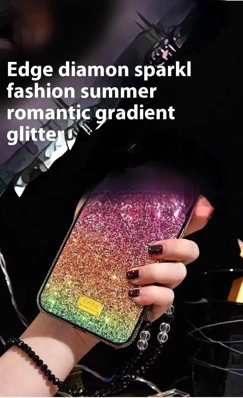 Gradient Edge Drill Phone Case
