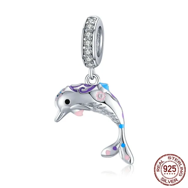 S925 Sterling Silver All match Diy Beaded Bracelet Accessories Scattered Beads Pendant Bsc159 Pendant - Shop at LoveMi