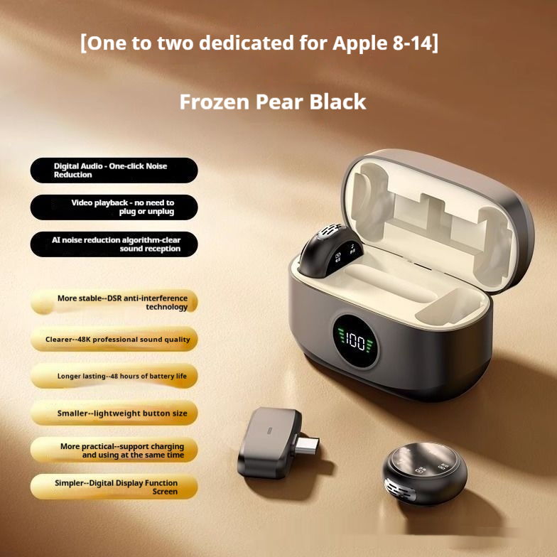 Magnetic Button Wireless Lavalier Microphone - Image 5