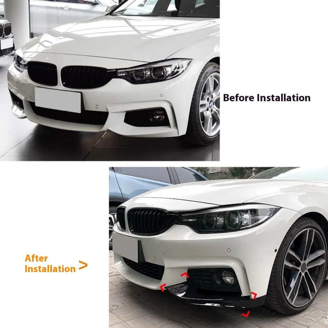Top Cornerite Front Bumper Car Stickers Modification