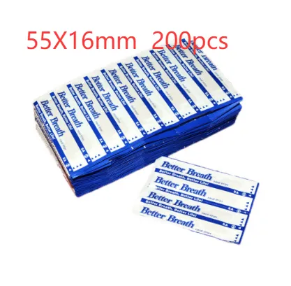 Anti-snoring And Anti-snoring Patch, Easy Breathing And Nose Patch - 55X16Mm 200Pcs