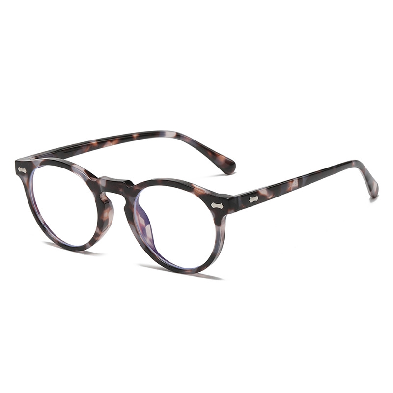 Literary retro round Japanese and Korean fashionable rice nail sunglasses C19 - Shop at LoveMi