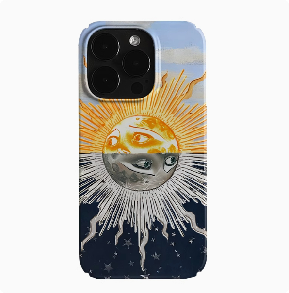 Sun Moon Alternating Art, Niche, Suitable For High-end Cartoon Style