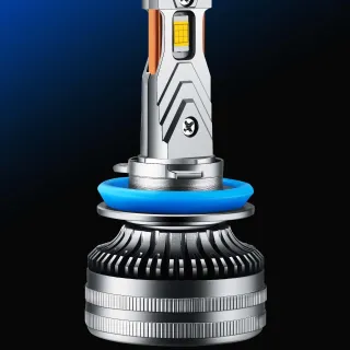9 Lamp Beads 12 Core Double Copper Tube Car Led Headlight 120W High Power