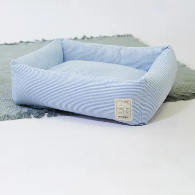 Striped Shirt Lining Foldable Warm Cat Nest