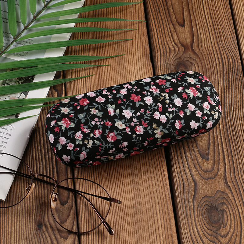 Women's Floral Vintage Myopia Glasses Case - Image 8