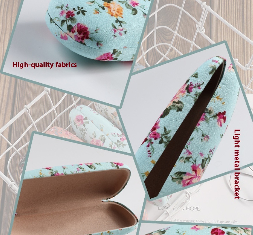 Women's Floral Vintage Myopia Glasses Case - Image 4