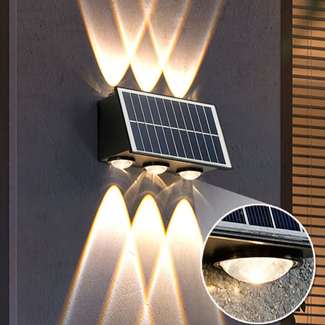 Outdoor Solar Light Up And Down Wall Washer