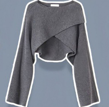 Autumn And Winter Suit Women's Sweater Dress Two piece Set Gray Sweater - Shop at LoveMi