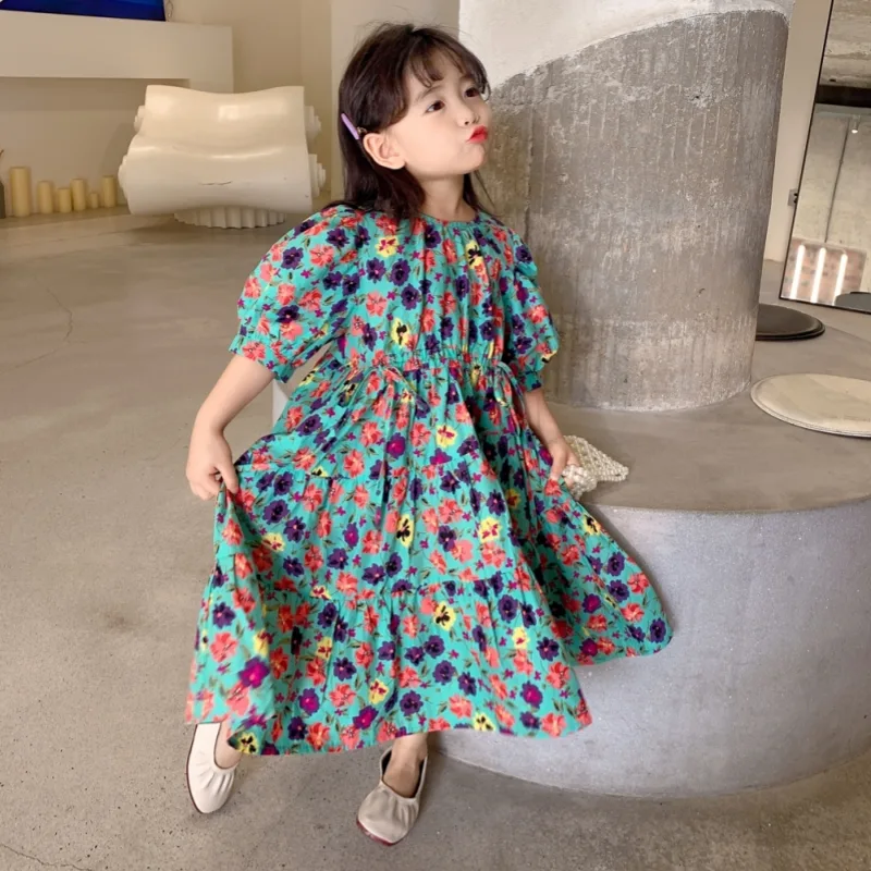 Children's Western Fashion Princess Baby Summer Cotton Skirt