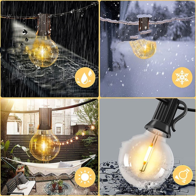 Outdoor G40 Lamp String Waterproof Globe Festival Led String Lights - Image 4
