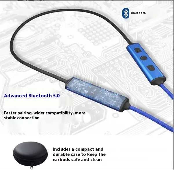 Noise-reducing Bluetooth Mobile Phone Headphones For Work And Laziness