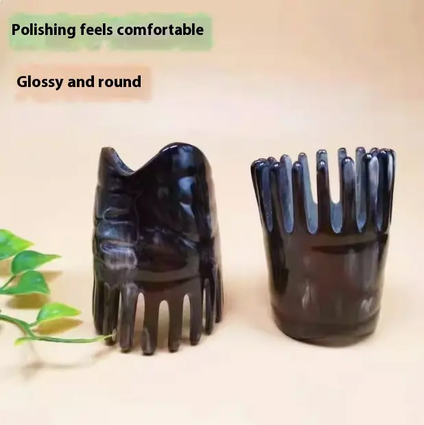 Female Head Meridian Massage Horn Comb