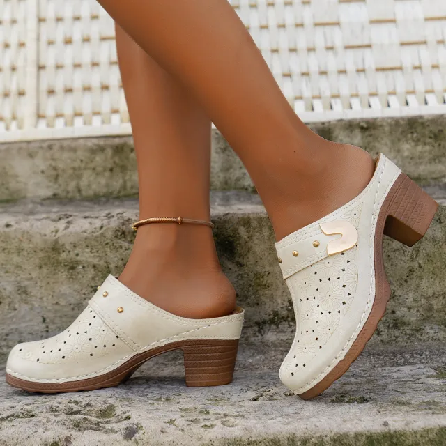 European And American High Heel Sandals For Women White - Shop at LoveMi