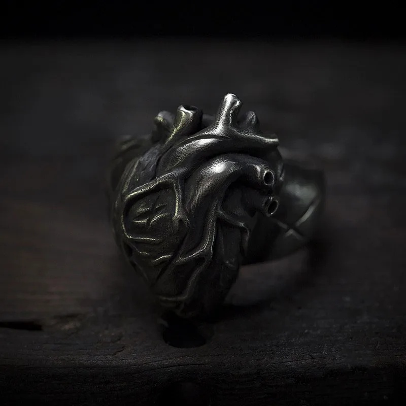 New Retro Stainless Steel Men's Ring