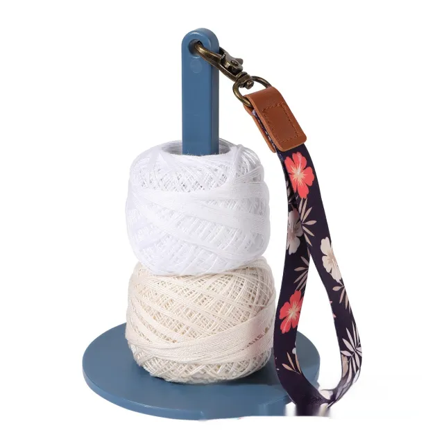 Hand woven Wool Placement Rack Acrylic Portable Yarn Bracket Multifunctional Storage Rack Blue - Shop at LoveMi