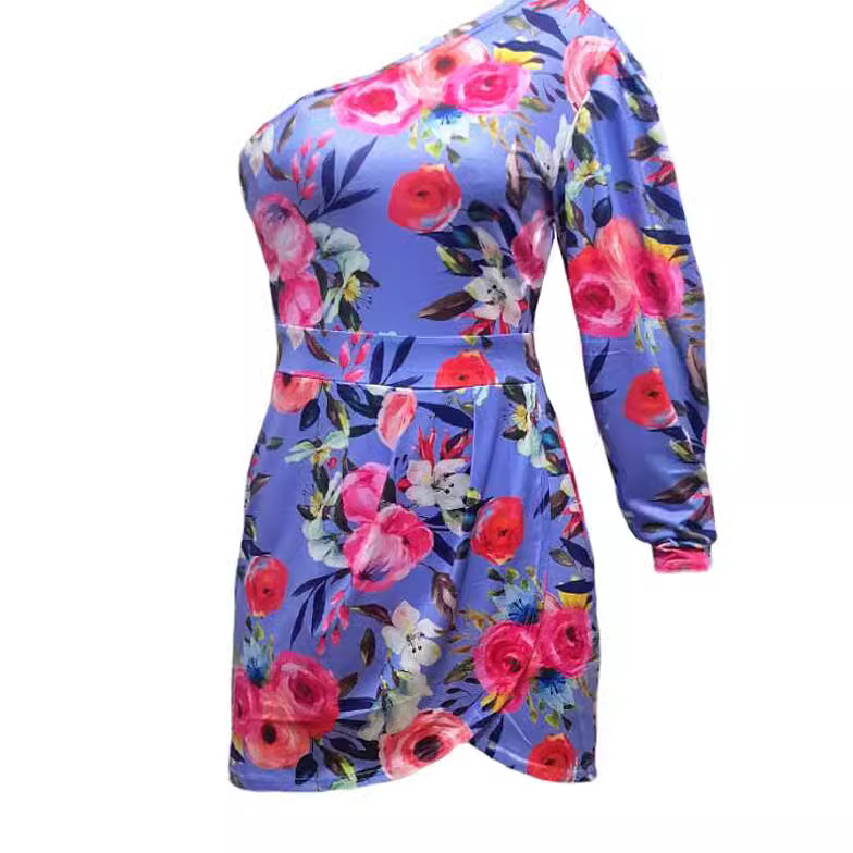 High Waisted Slim Fit Dress