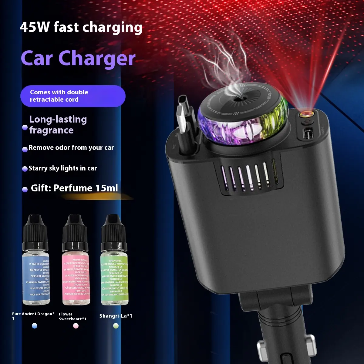 Perfume Starry Sky Super Fast Charge Car